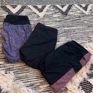 3 pairs full tilt soft yoga pants S/M